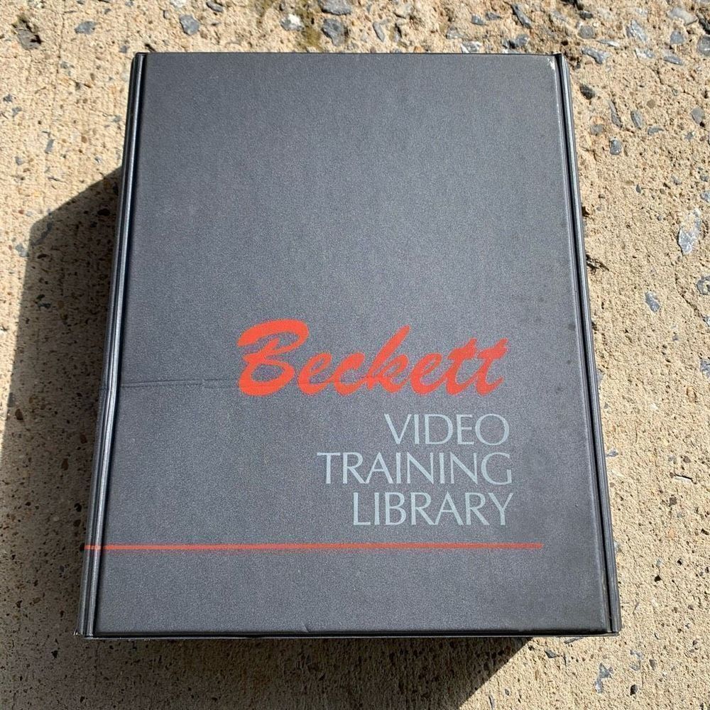 Beckett Video Training Library R.W. Beckett 1988 VHS Training Tape Set